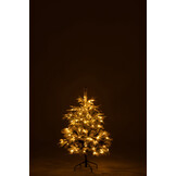 J-LINE KERSTBOOM 120 LED SNEEUWACHTIG KUNSTMATIG DONKERGROEN/WIT KLEIN