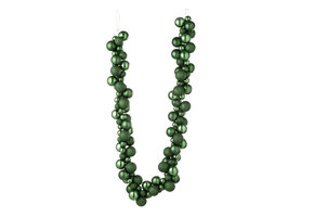 Guirlande Kerstballen Plastic Smaragdgroen