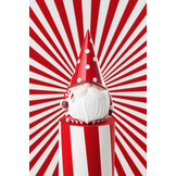 J-LINE KERSTMAN STIPPEN LIMOENPOEDER KERST ROOD/WIT