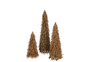 J-LINE KERSTBOOM KUNSTSTOF GOUDKLEURIG GROOT