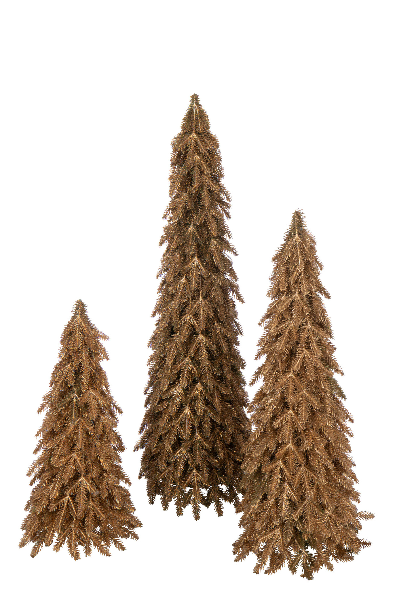 J-LINE KERSTBOOM KUNSTSTOF GOUDKLEURIG GROOT