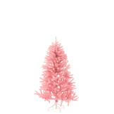 J-LINE KERSTBOOM KUNSTMATIG PVC ROZE MIDDELGROOT