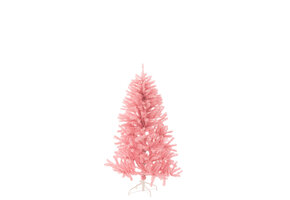 J-LINE KERSTBOOM KUNSTMATIG PVC ROZE MIDDELGROOT