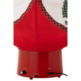 J-LINE BOOM LED SNEEUWENDE SNEEUWPOP IJZER KERST ROOD/GROEN