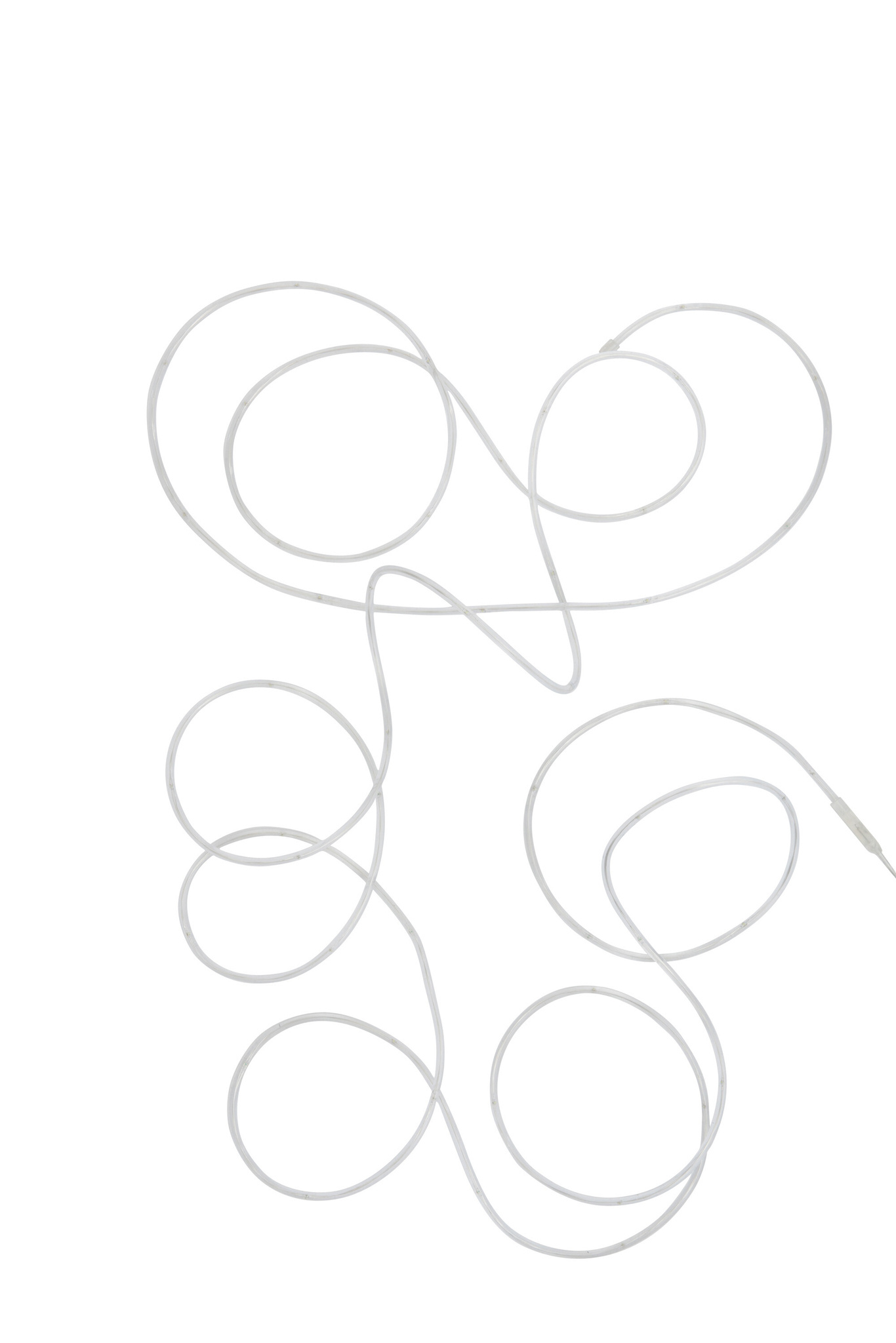 J-LINE KERSTVERLICHTING 5M BINNEN/BUITEN WIT PLASTIC