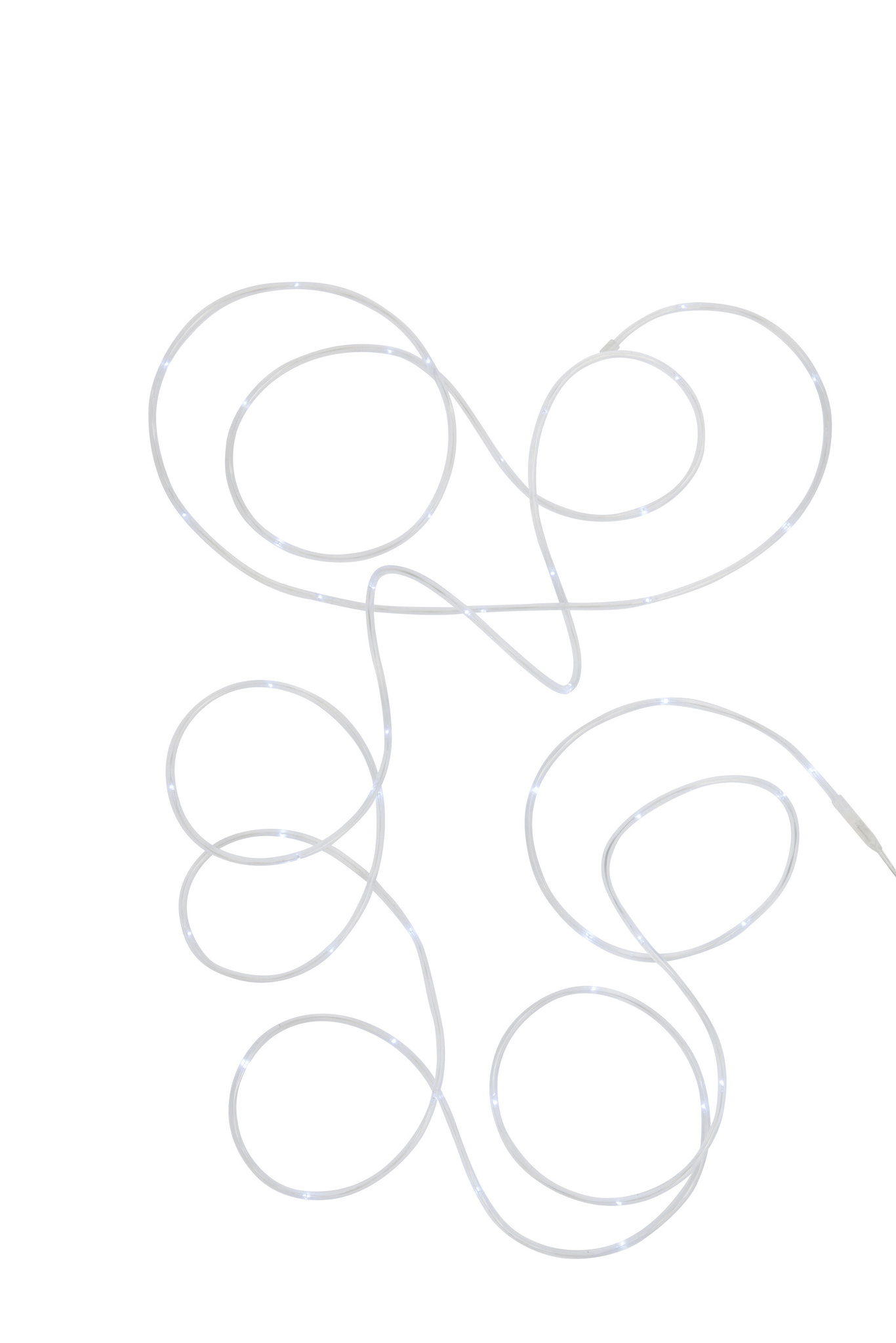 J-LINE KERSTVERLICHTING 5M BINNEN/BUITEN WIT PLASTIC