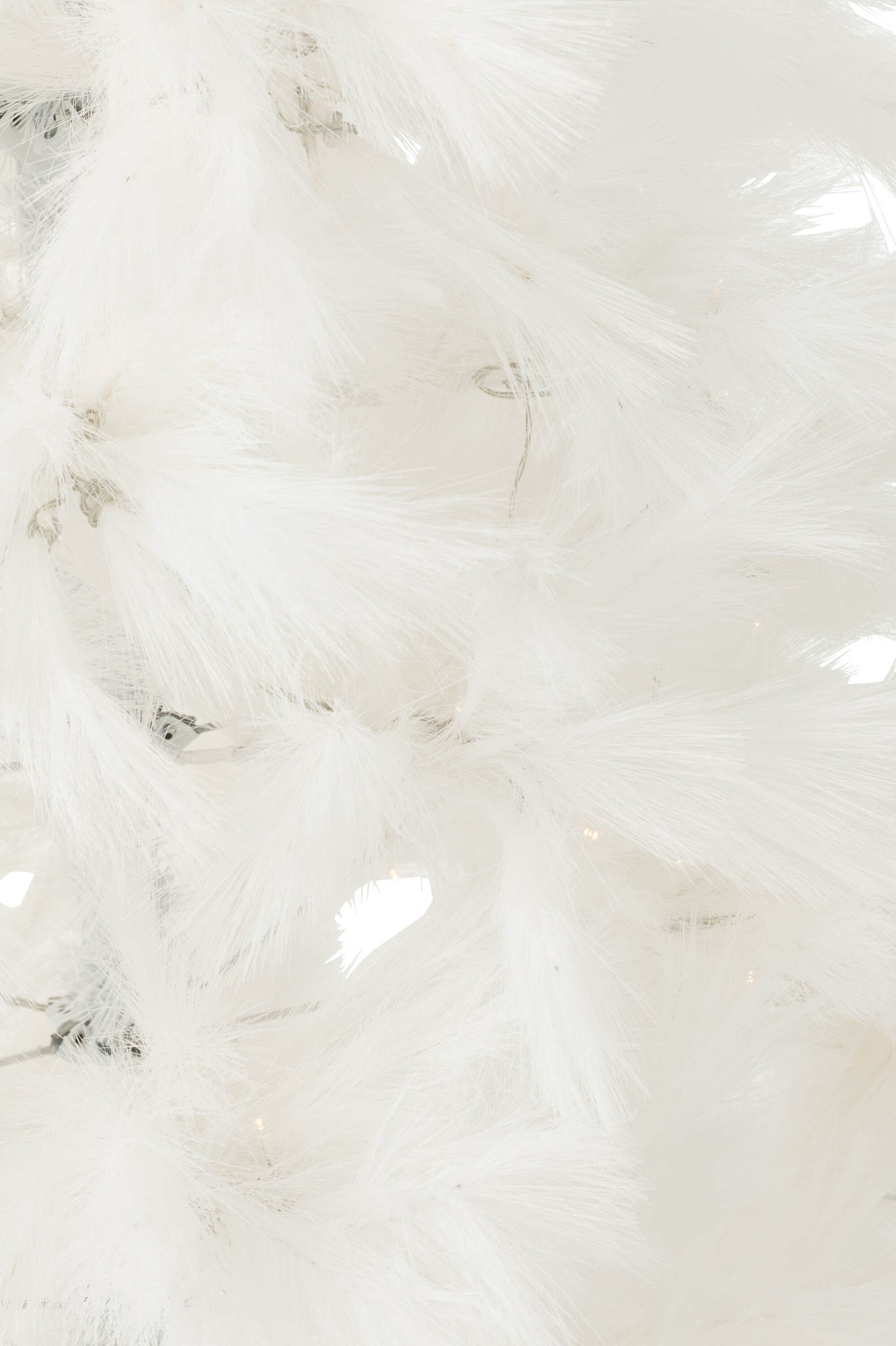 J-LINE KERSTBOOM 400 LED PAMPA METAAL WIT