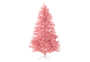 J-LINE KERSTBOOM KUNSTMATIG PVC ROZE GROOT