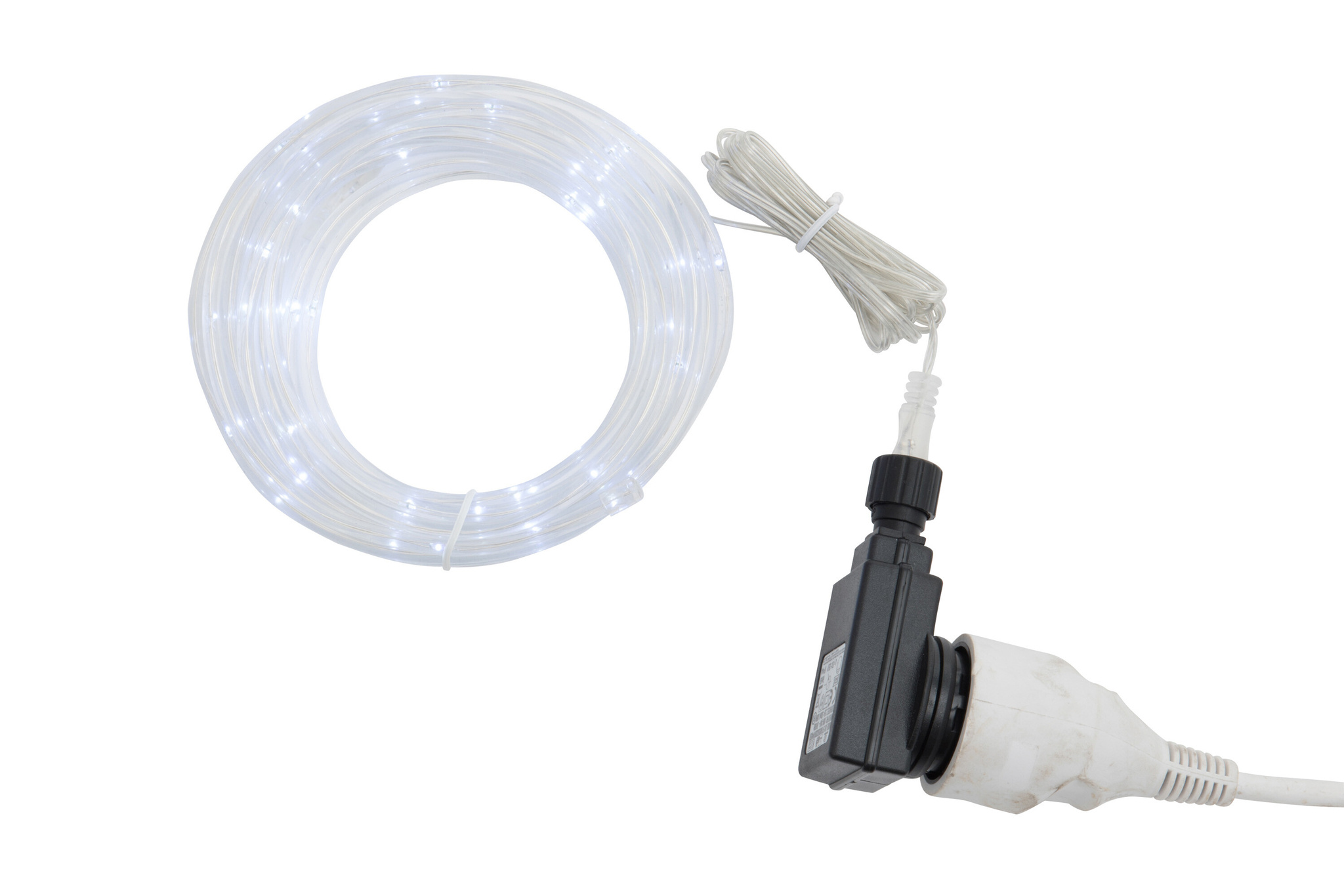 J-LINE KERSTVERLICHTING 5M BINNEN/BUITEN WIT PLASTIC