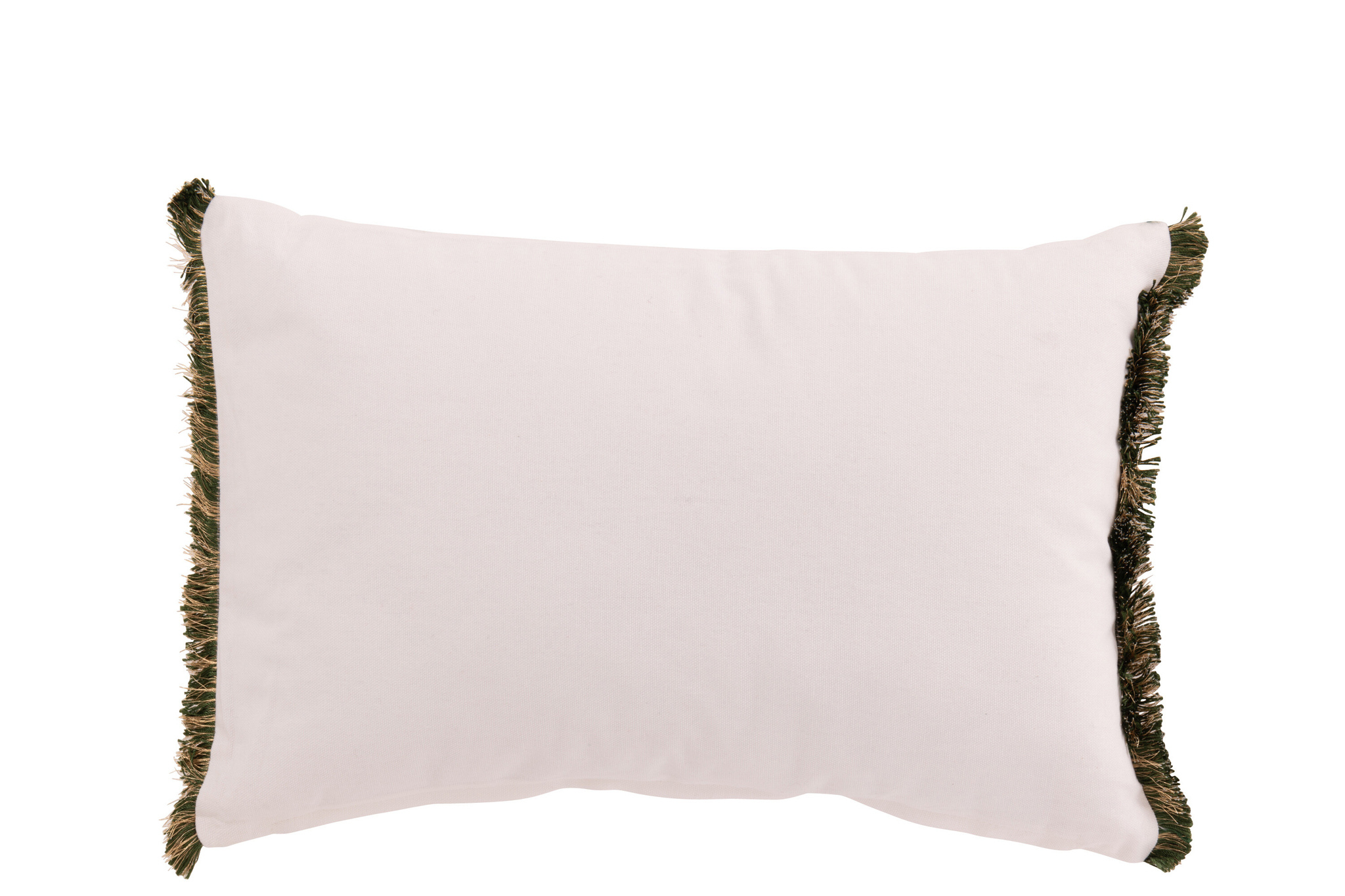 J-LINE KUSSEN KERSTBOMEN KATOEN WIT/DONKERGROEN