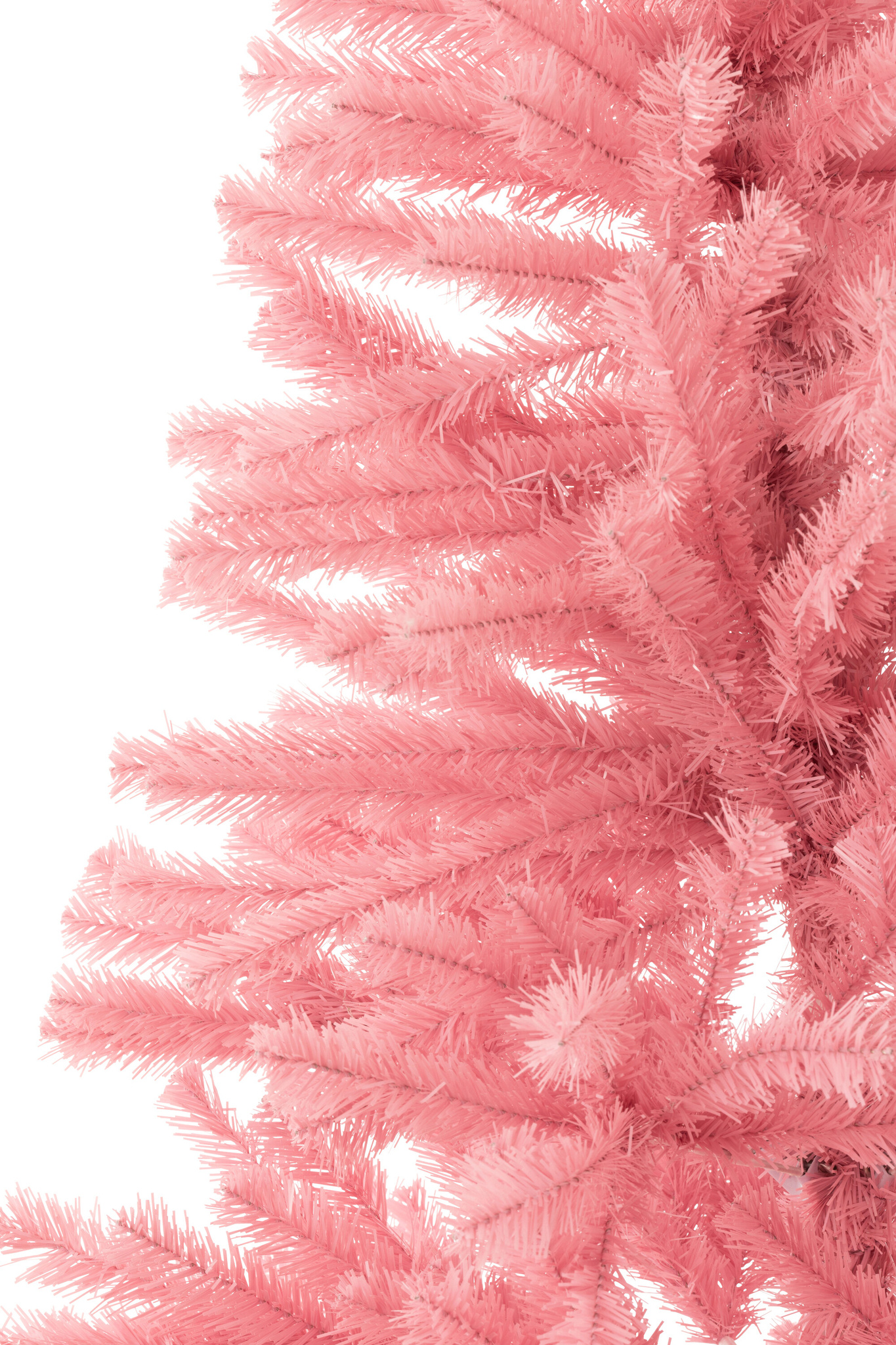J-LINE KERSTBOOM KUNSTMATIG PVC ROZE GROOT