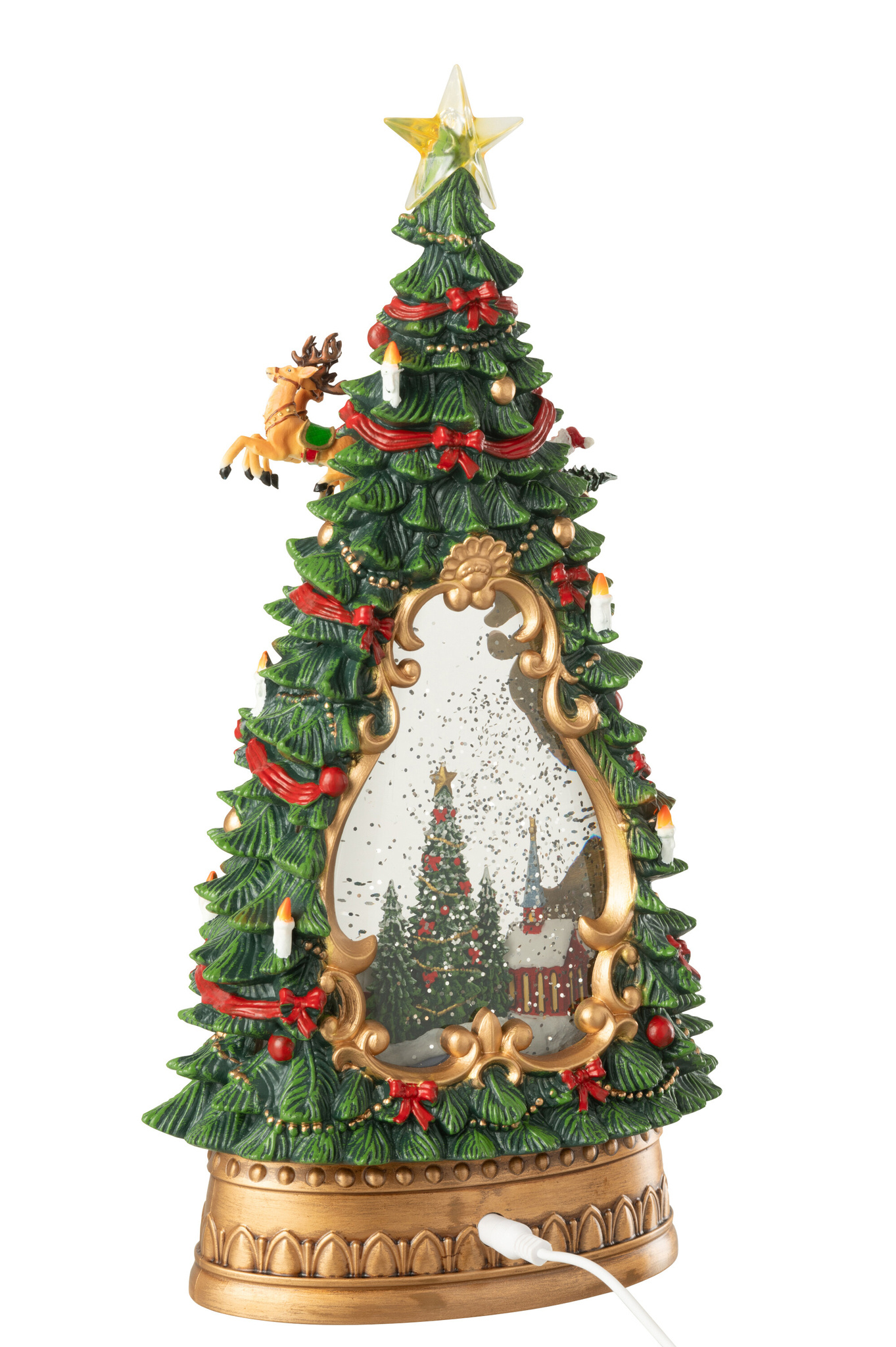 J-LINE KERSTDORP + VERLICHTING PLASTIC MULTICOLOR