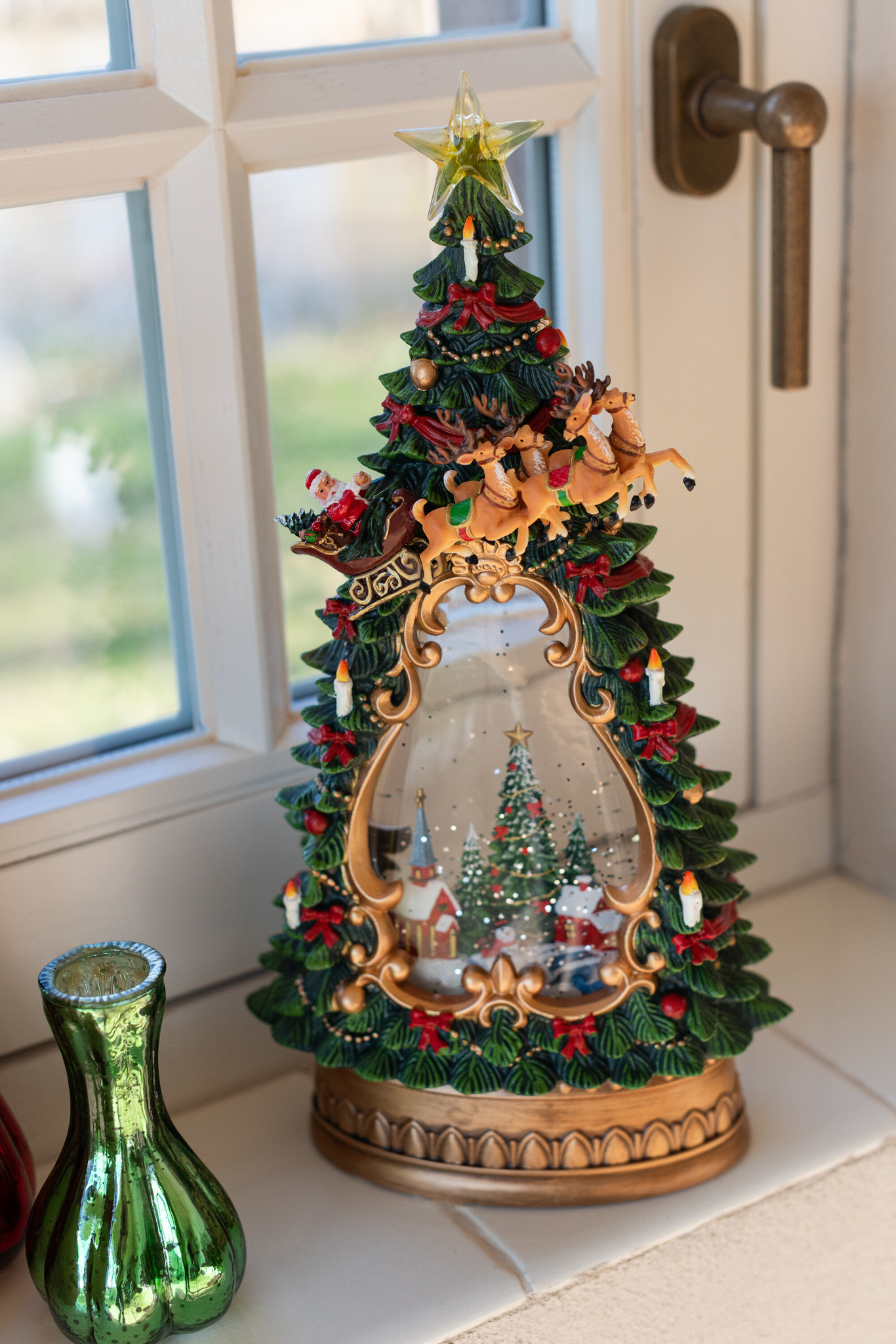 J-LINE KERSTDORP + VERLICHTING PLASTIC MULTICOLOR