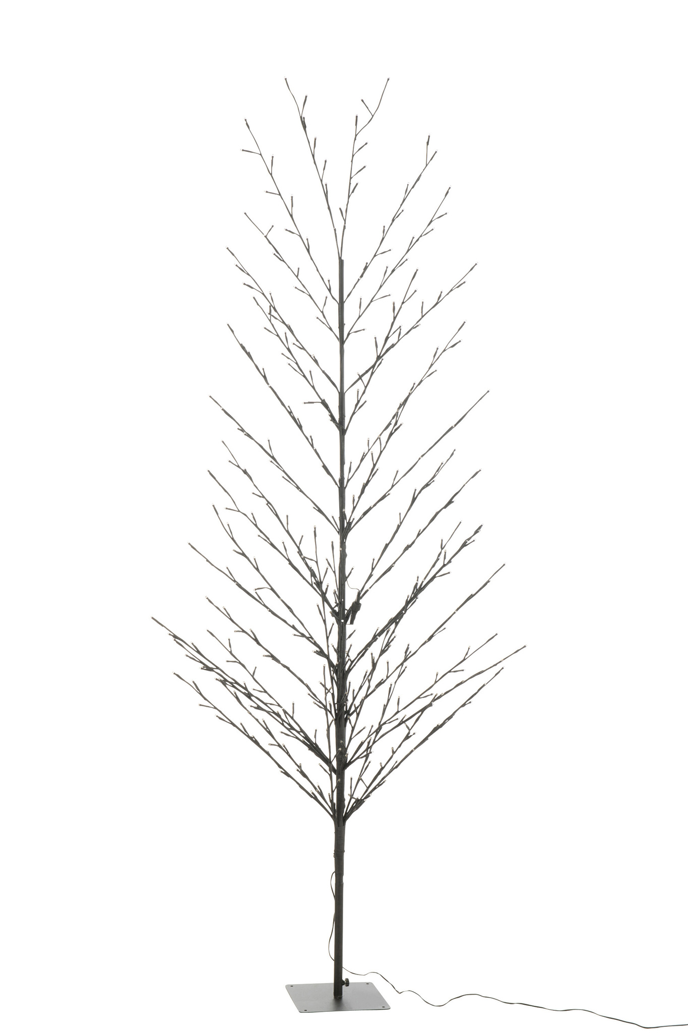 J-LINE KERSTBOOM BARE+ LED METAAL ZWART