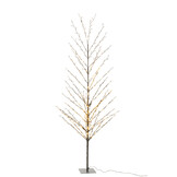 J-LINE KERSTBOOM BARE+ LED METAAL ZWART