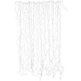 J-LINE KERSTVERLICHTING GORDIJN 2X3M ZILVER 1020 LED WARM WIT