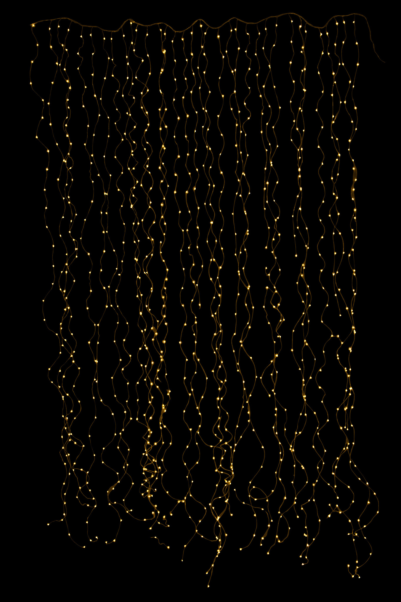 J-LINE KERSTVERLICHTING GORDIJN 2X3M ZILVER 1020 LED WARM WIT