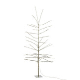 J-LINE KERSTBOOM BARE+ LED METAAL WIT