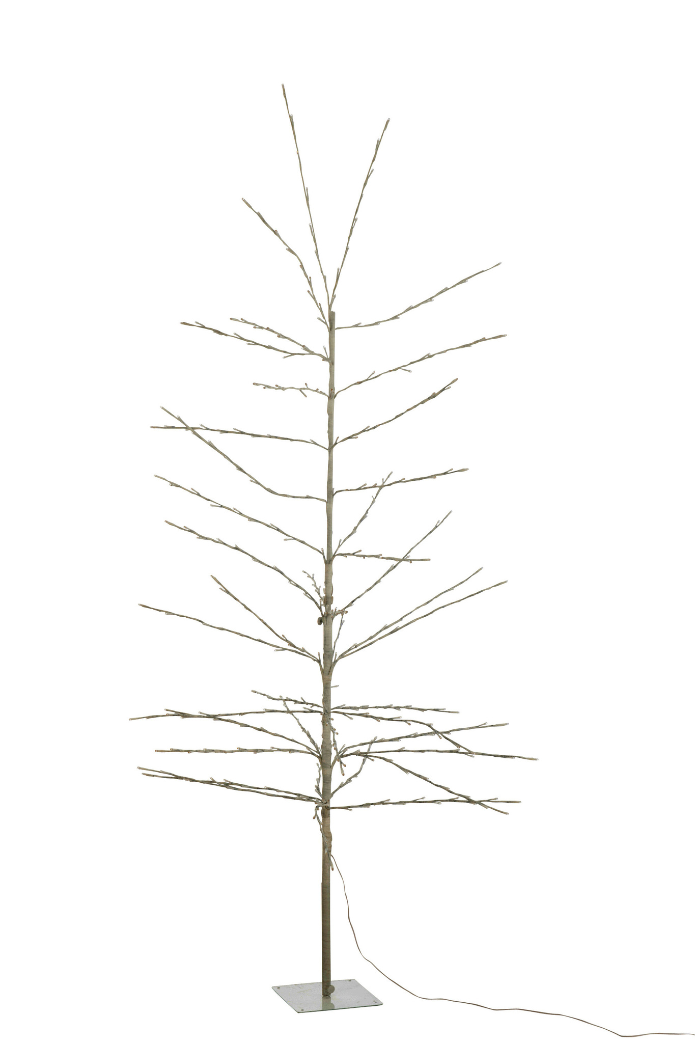 J-LINE KERSTBOOM BARE+ LED METAAL WIT