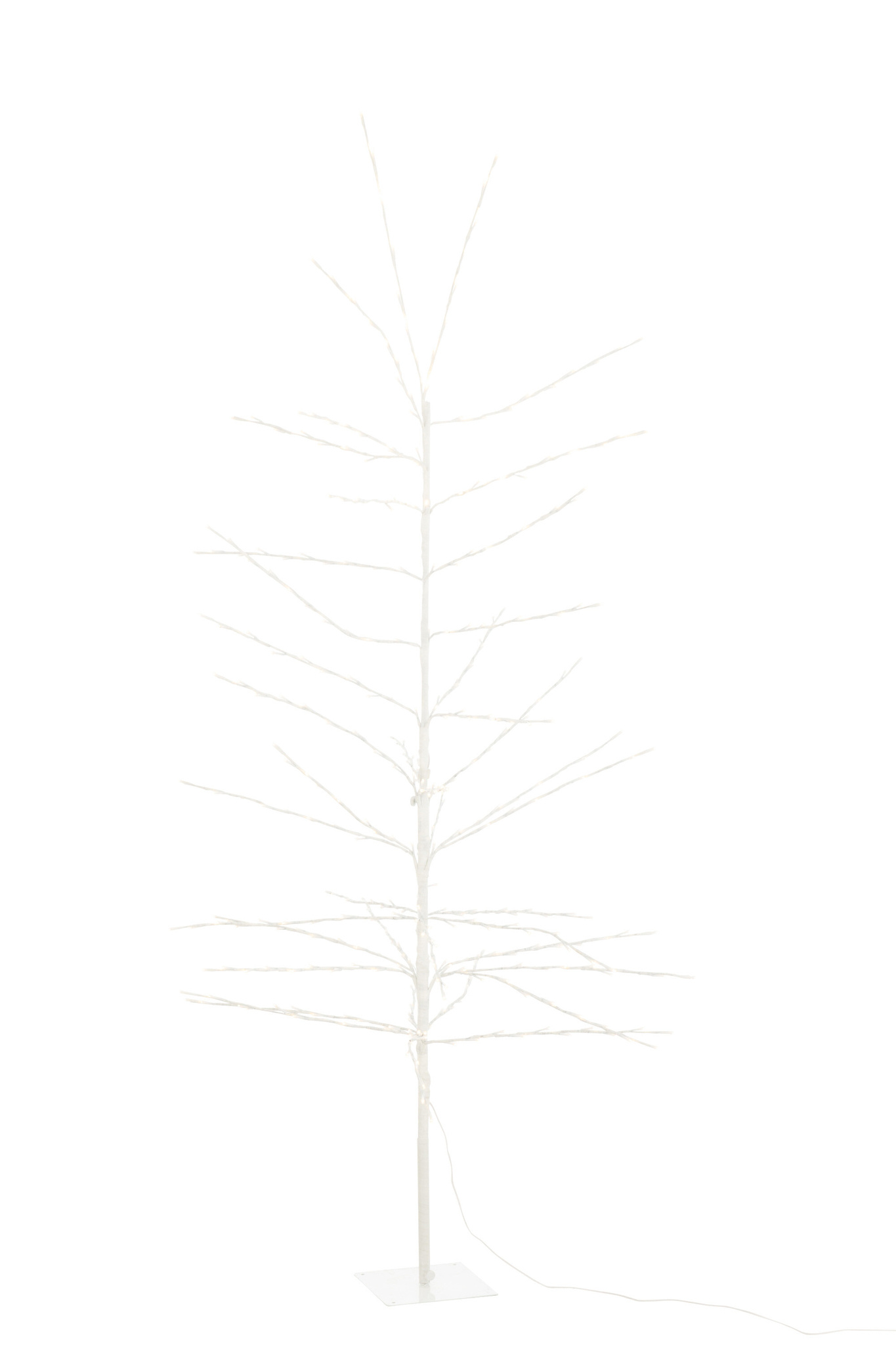 J-LINE KERSTBOOM BARE+ LED METAAL WIT