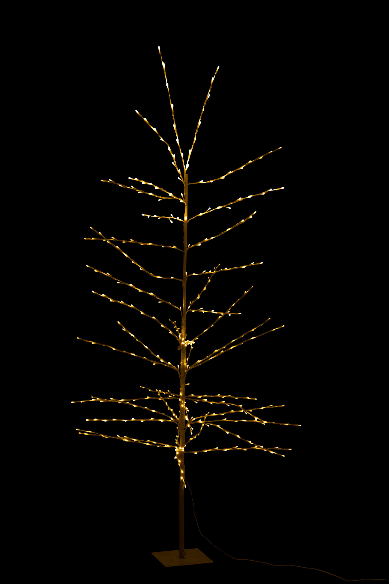 J-LINE KERSTBOOM BARE+ LED METAAL WIT