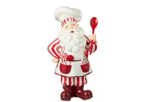 J-LINE KERSTMAN KOOK LIMOENPOEDER KERST ROOD/WIT