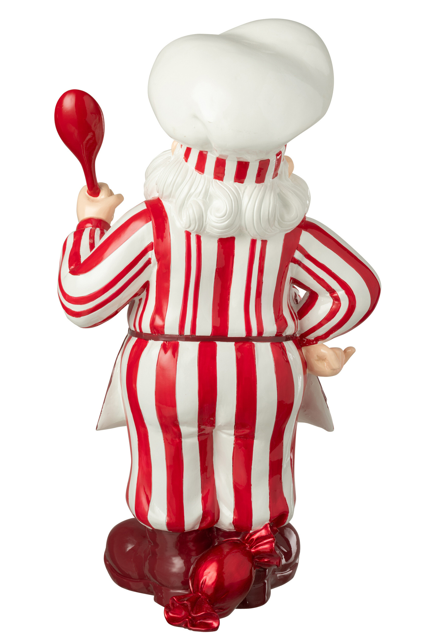 J-LINE KERSTMAN KOOK LIMOENPOEDER KERST ROOD/WIT