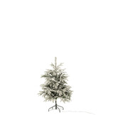 J-LINE KERSTBOOM 120 LED SNEEUWACHTIG KUNSTMATIG DONKERGROEN/WIT KLEIN