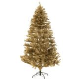 J-LINE KERSTBOOM KUNSTMATIG PVC GOUDKLEURIG GROOT