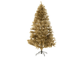 J-LINE KERSTBOOM KUNSTMATIG PVC GOUDKLEURIG GROOT
