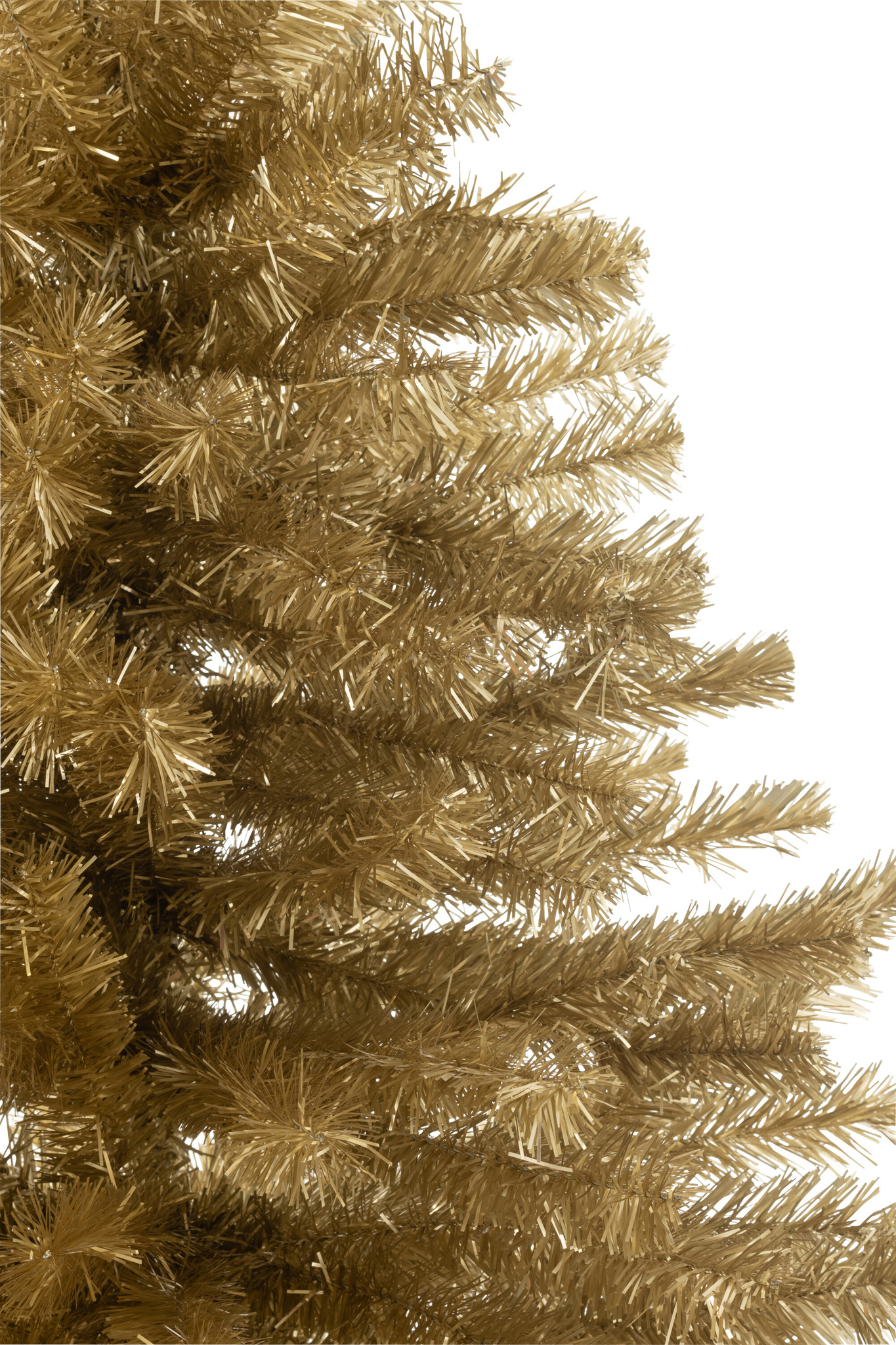 J-LINE KERSTBOOM KUNSTMATIG PVC GOUDKLEURIG GROOT