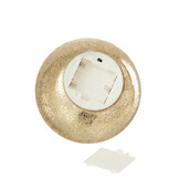 J-LINE KERSTBAL MET LED-VERLICHTING VAN GLAS GOUDKLEURIG GROOT