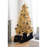J-LINE KERSTBOOM KUNSTMATIG PVC GOUDKLEURIG MEDIUM