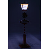 J-LINE STRAATLAMP LED SNEEUW PLASTIC KERST ROOD/GROEN