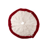 J-LINE KERSTBOOMROK GEBREID POLYESTER WIT/KERST ROOD