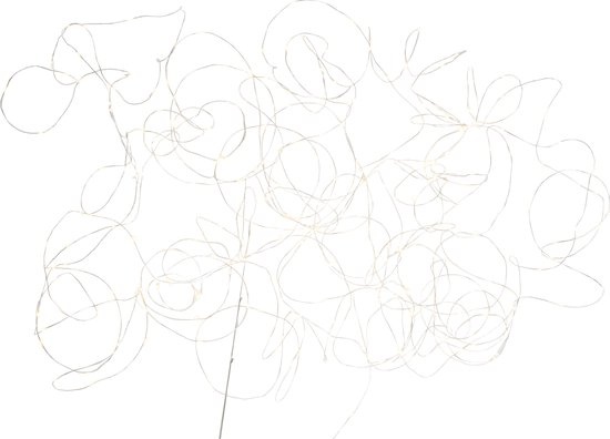 J-LINE KERSTVERLICHTING DRAAD 30M ZILVER 300 LED WARM WIT