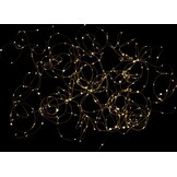 J-LINE KERSTVERLICHTING DRAAD 30M ZILVER 300 LED WARM WIT