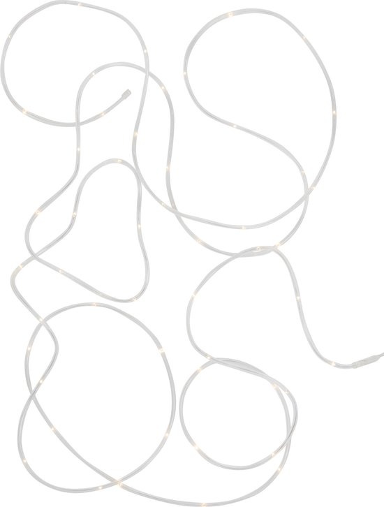 J-LINE KERSTVERLICHTING 5M BINNEN/BUITEN WARM WIT PLASTIC