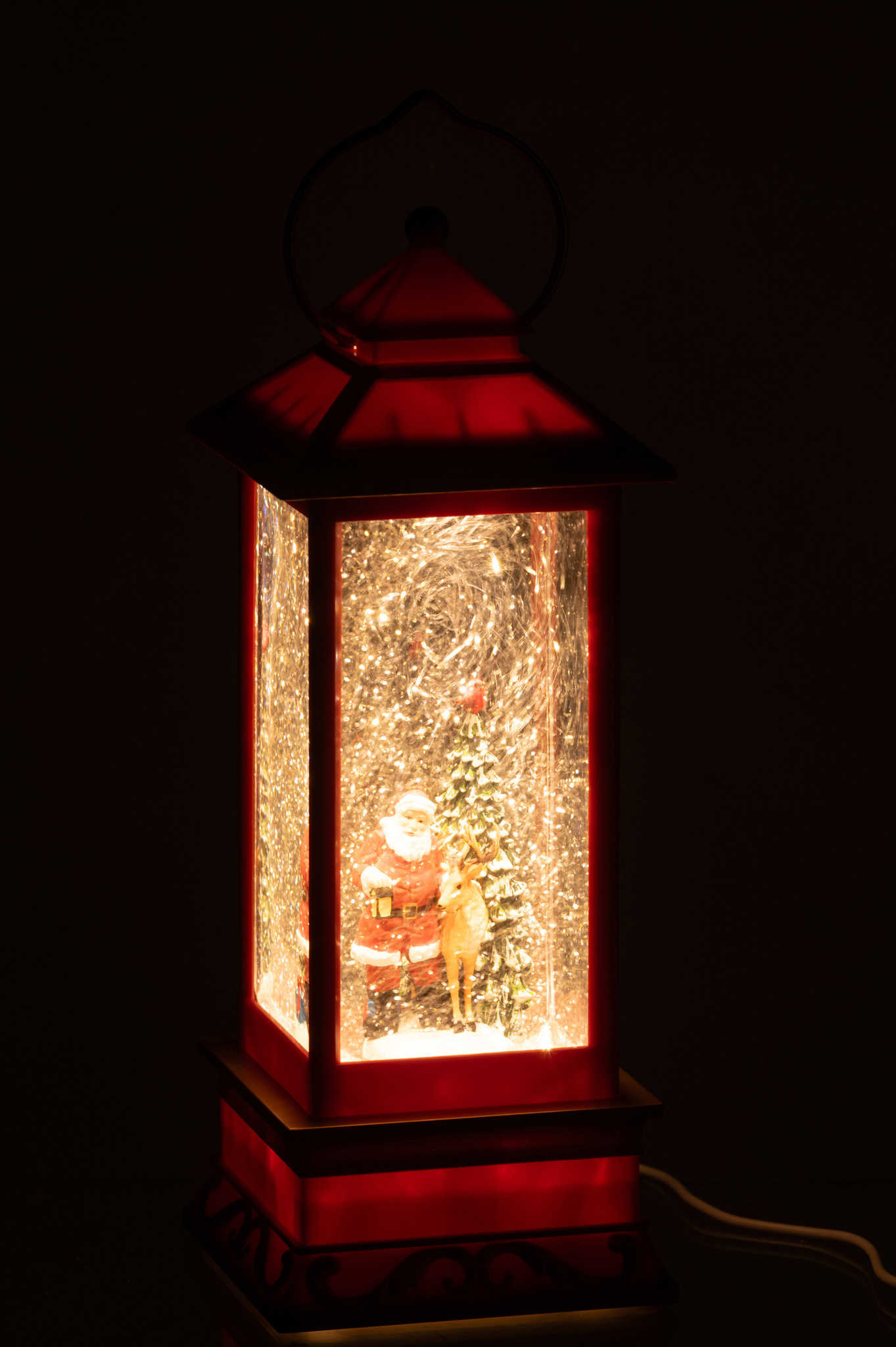 J-LINE LANTAARN KERSTMAN PLASTIC MULTICOLOR