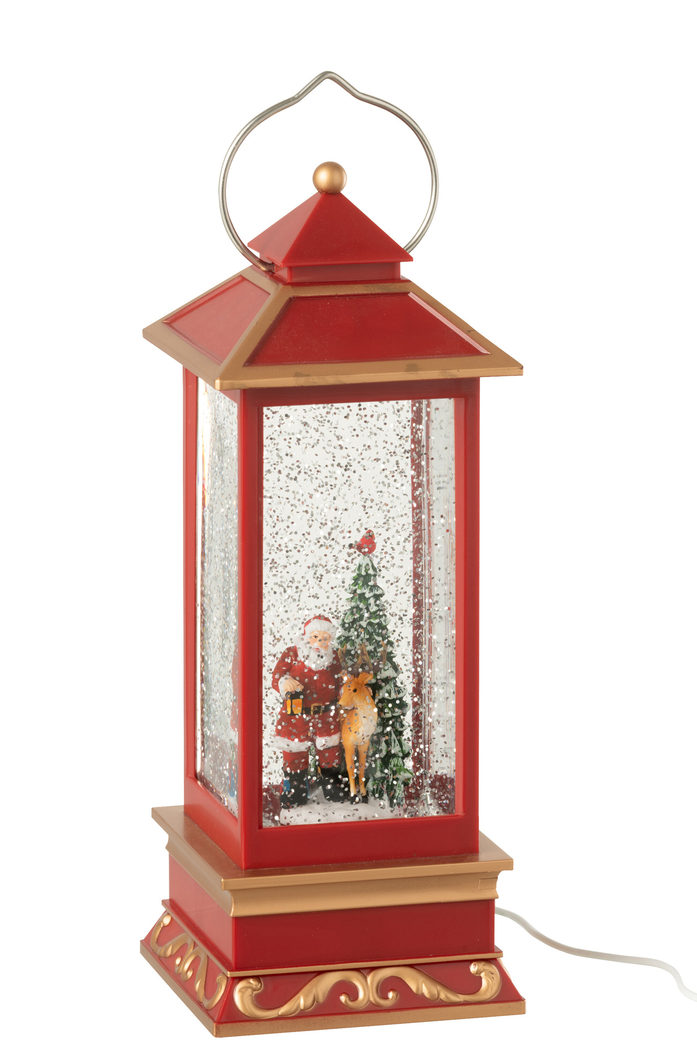 J-LINE LANTAARN KERSTMAN PLASTIC MULTICOLOR