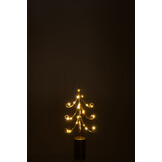 J-LINE BOOM LED CILINDER VOET IJZER GOUDKLEURIG KLEIN