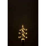 J-LINE BOOM LED CILINDER VOET IJZER WIT KLEIN