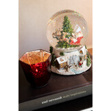 J-LINE WATER GLOBE KERSTMAN POLYRESIN MULTICOLOR