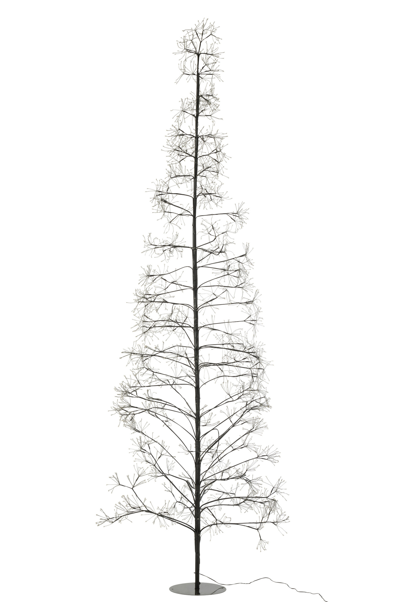 J-LINE BOOM 3000 LED METAAL ZWART GROOT