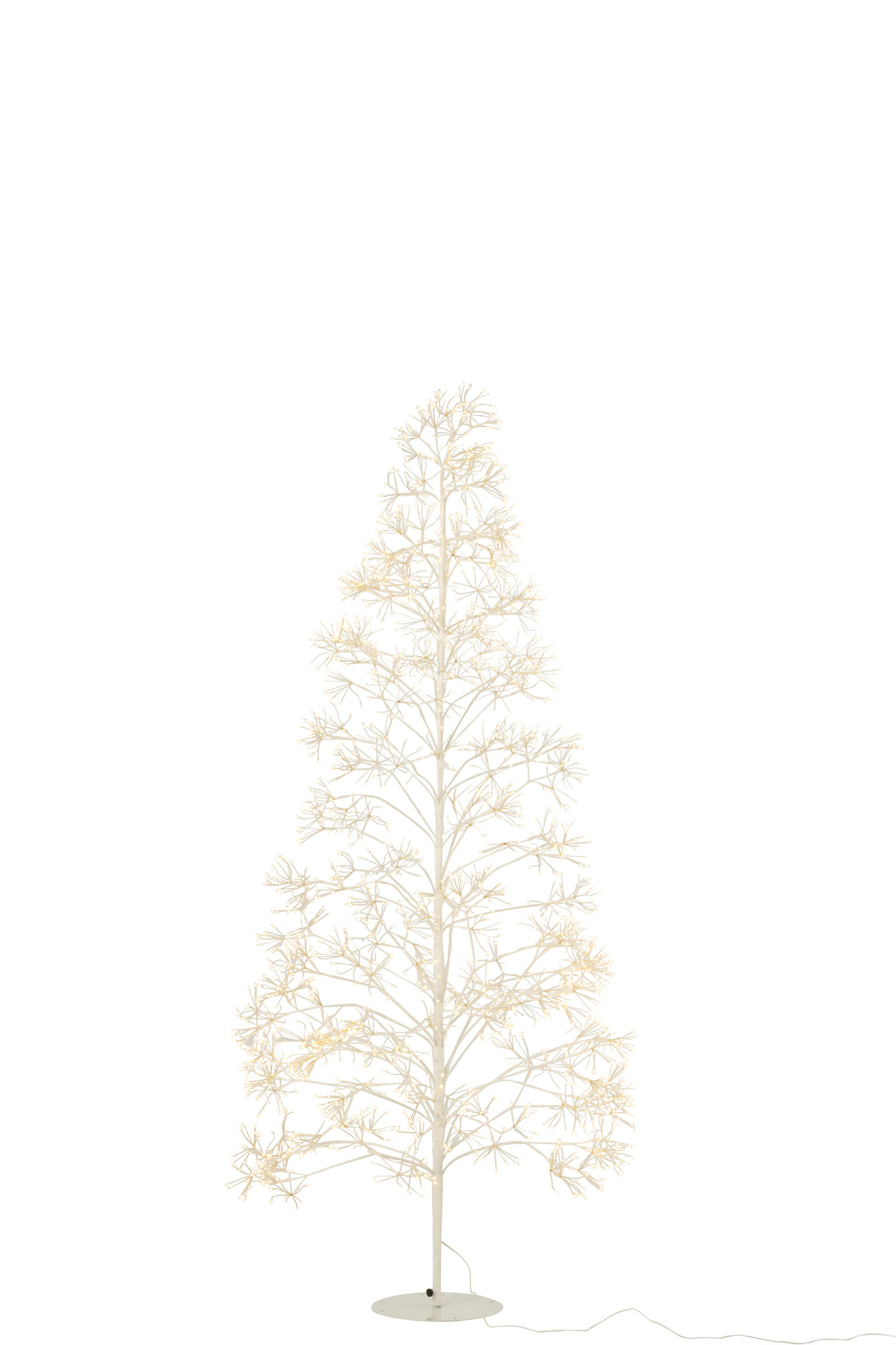 J-LINE BOOM 2700 LED METAAL WIT MIDDELGROOT