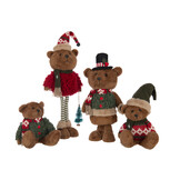 J-LINE TELESCOPISCHE WINTERKLEDING POLYESTER BERENPRINT ASSORTIMENT VAN 2