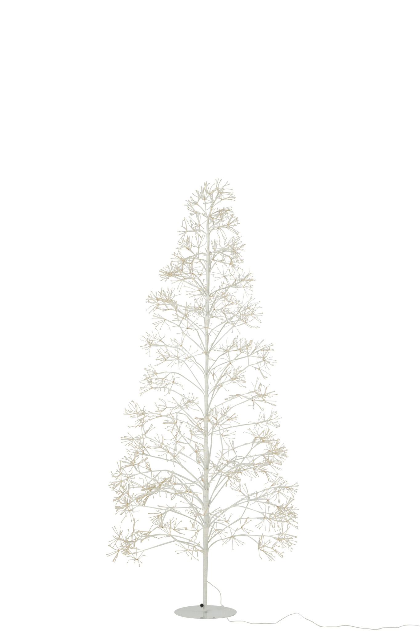 J-LINE BOOM 2700 LED METAAL WIT MIDDELGROOT