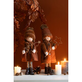 J-LINE JONGEN/MEISJE STER + BOOM POLYESTER MULTIKLEUR ASSORTIMENT VAN 2