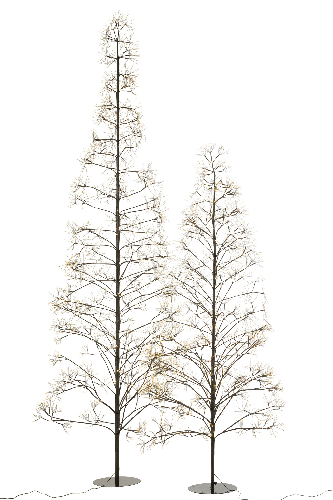 J-LINE BOOM 3000 LED METAAL ZWART GROOT