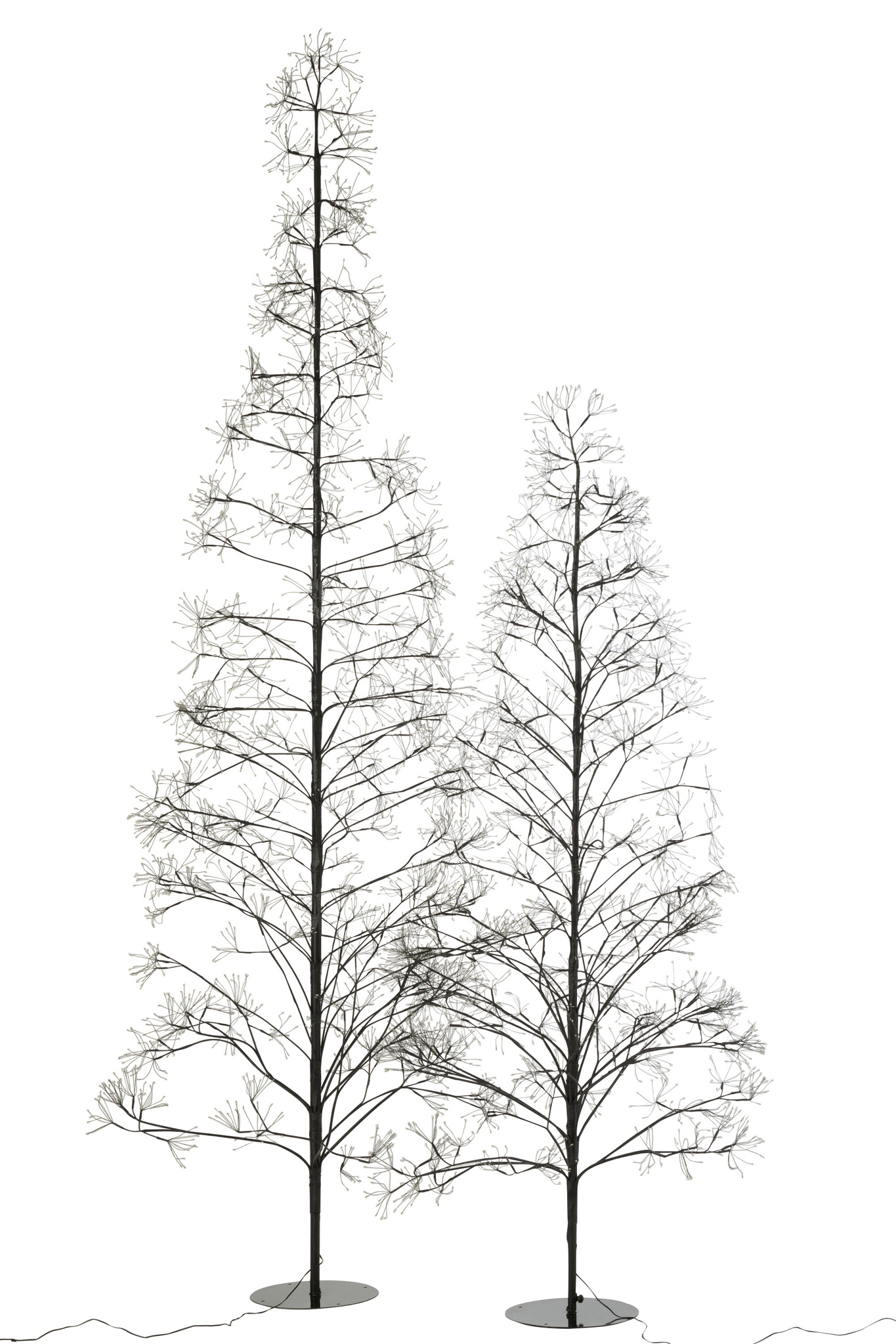 J-LINE BOOM 3000 LED METAAL ZWART GROOT